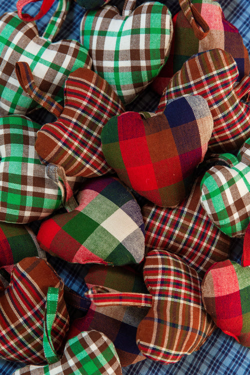 Holiday Heart Ornament Set of 3