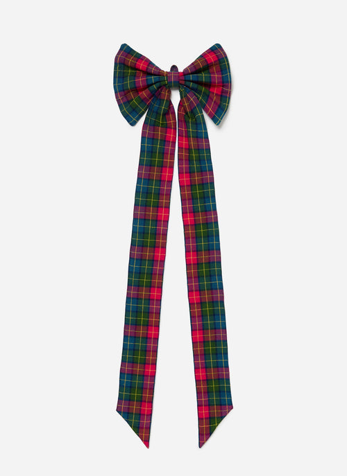 HOLLY PLAID - Multi Fabric Bow
