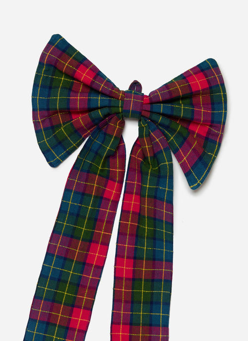 HOLLY PLAID - Multi Fabric Bow