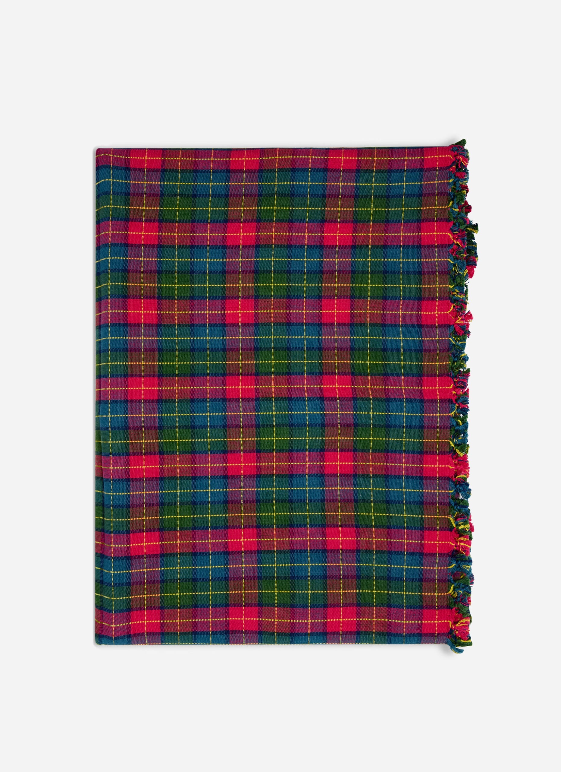 Holly Plaid Multi Tablecloth