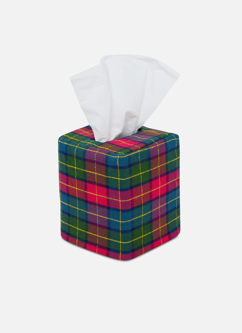 HOLLY PLAID - Multi Tissue Box Cover