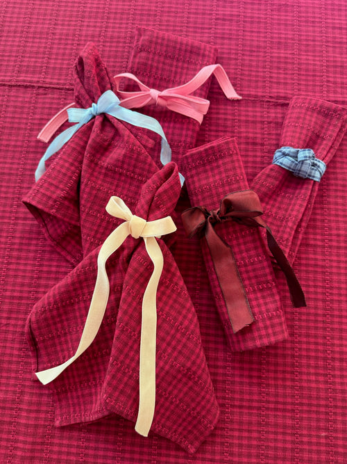 SOHO - Two Toned Bordeaux Napkins