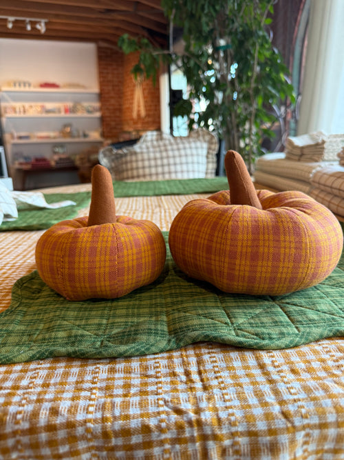 KATHERINE PLAID - Saffron Pumpkin Set