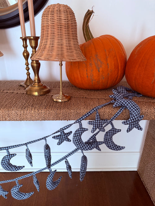 SOHO - Two Toned Indigo Moon and Stars Garland