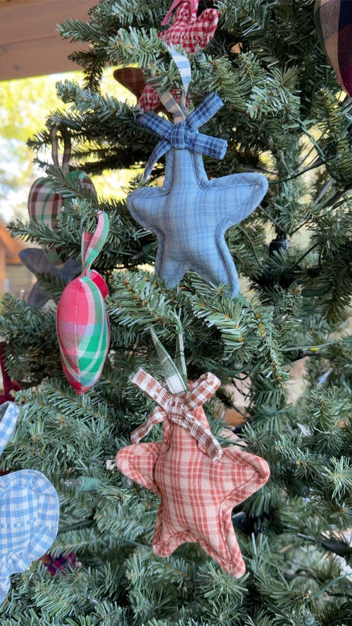 KATHERINE PLAID - Sienna Star Ornament