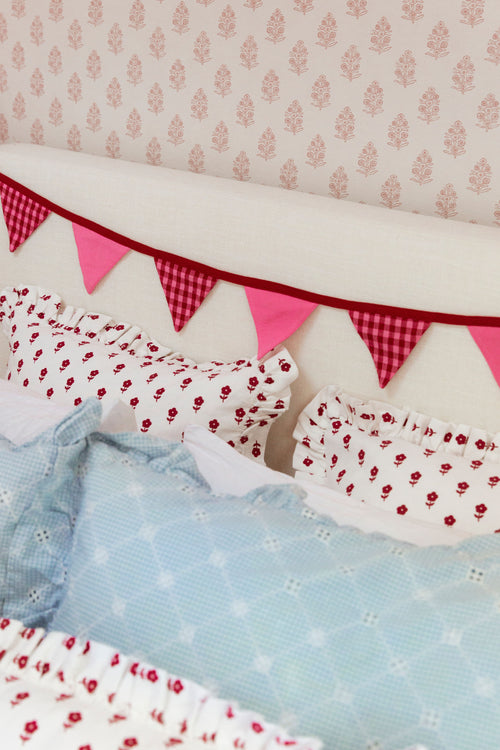 MINI GINGHAM - Valentine Flag Garland