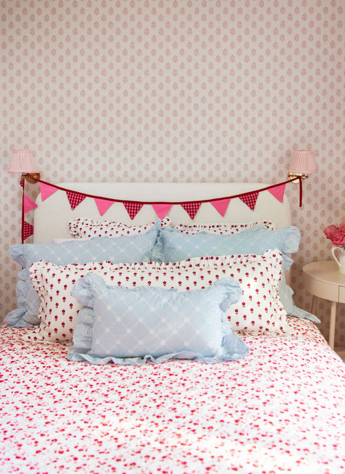 MINI GINGHAM - Valentine Flag Garland