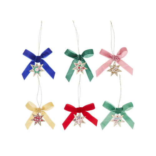 Meri Meri x Liberty Velvet Bow Crackers (x6)