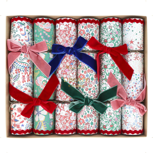 Meri Meri x Liberty Velvet Bow Crackers (x6)
