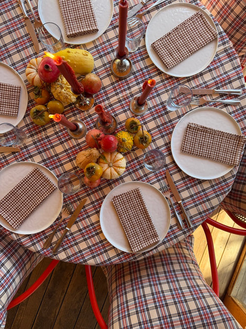 LAUREL PLAID - Multi Tablecloth