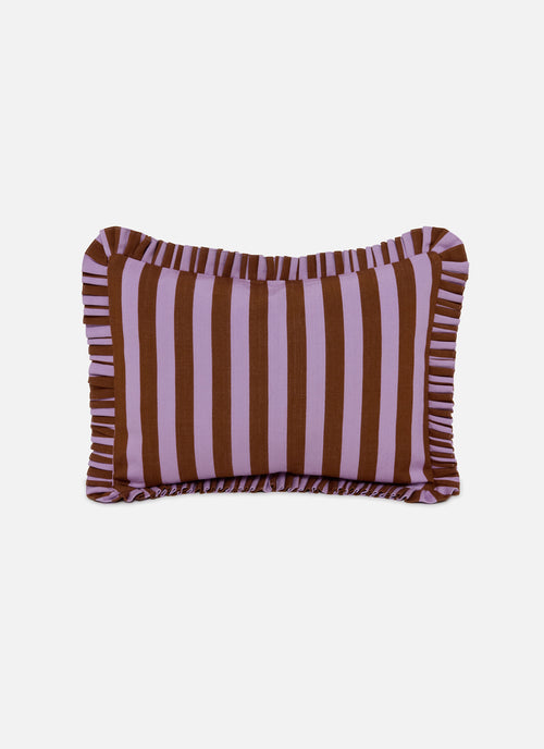 LILAC & NUTMEG - Medium Stripe Petite Pillow