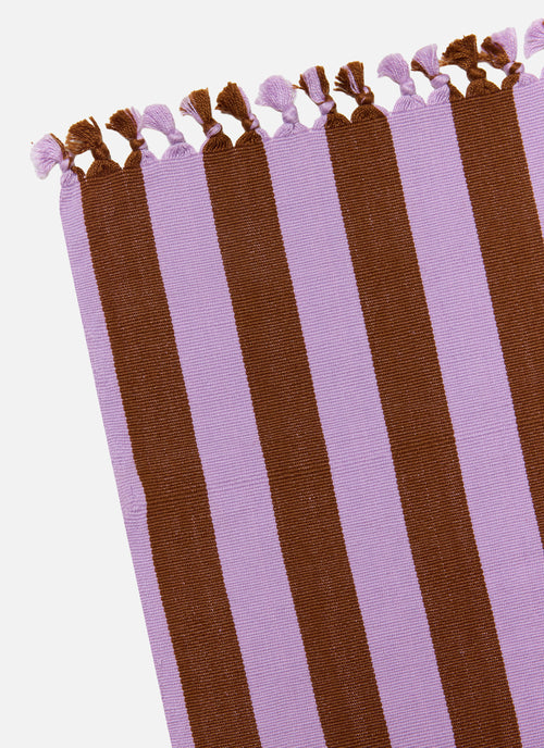 LILAC & NUTMEG - Medium Stripe Tablecloth