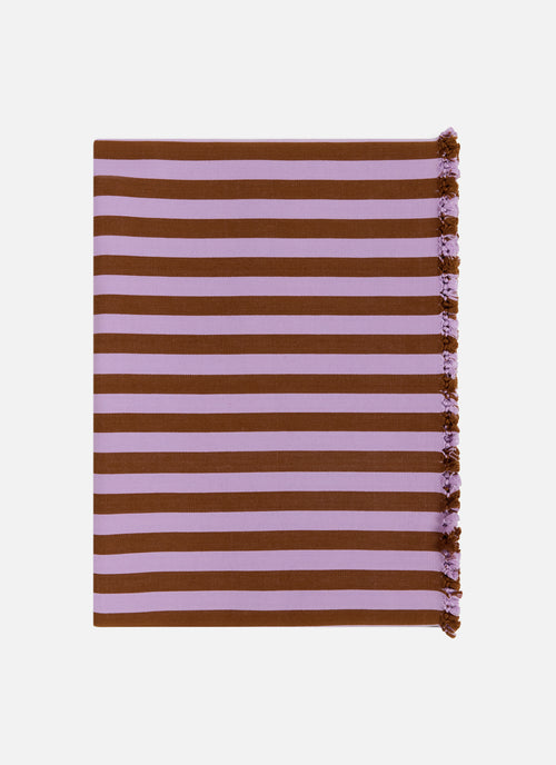 LILAC & NUTMEG - Medium Stripe Tablecloth