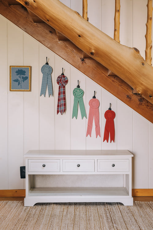 KATHERINE PLAID - Powder Blue Best in Show Ribbon (Short)