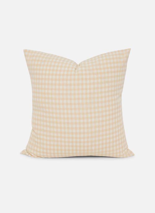 MINI GINGHAM - Cream Pillow
