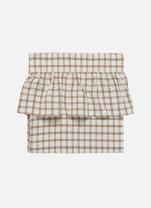 MAYFAIR - Nutmeg Ruffle Shower Curtain