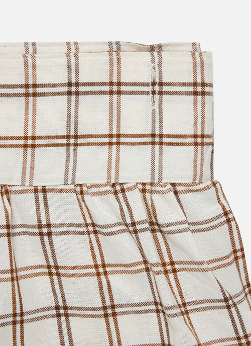 MAYFAIR - Nutmeg Ruffle Shower Curtain