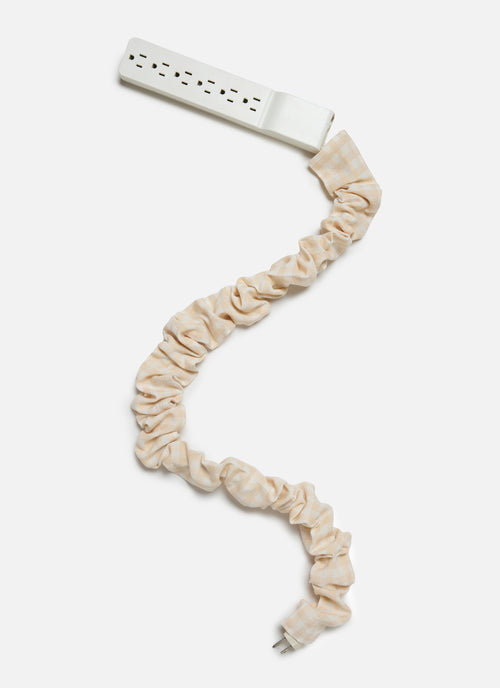 MINI GINGHAM - Cream Cord Cover