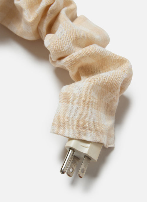 MINI GINGHAM - Cream Cord Cover