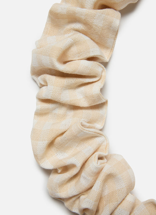 MINI GINGHAM - Cream Cord Cover