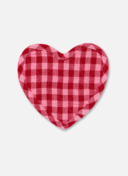 MINI GINGHAM - Valentine Quilted Heart Coasters