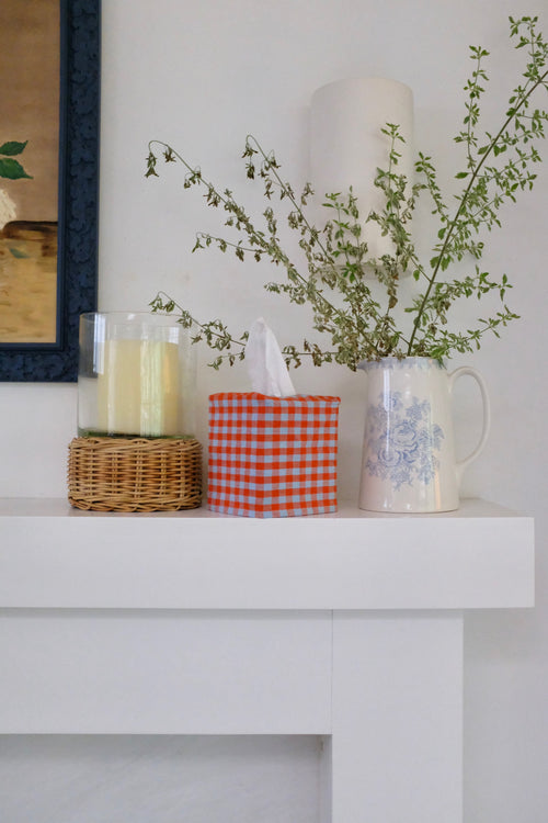 MINI GINGHAM - Matador Tissue Box Cover