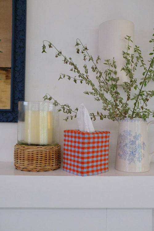 MINI GINGHAM - Matador Tissue Box Cover
