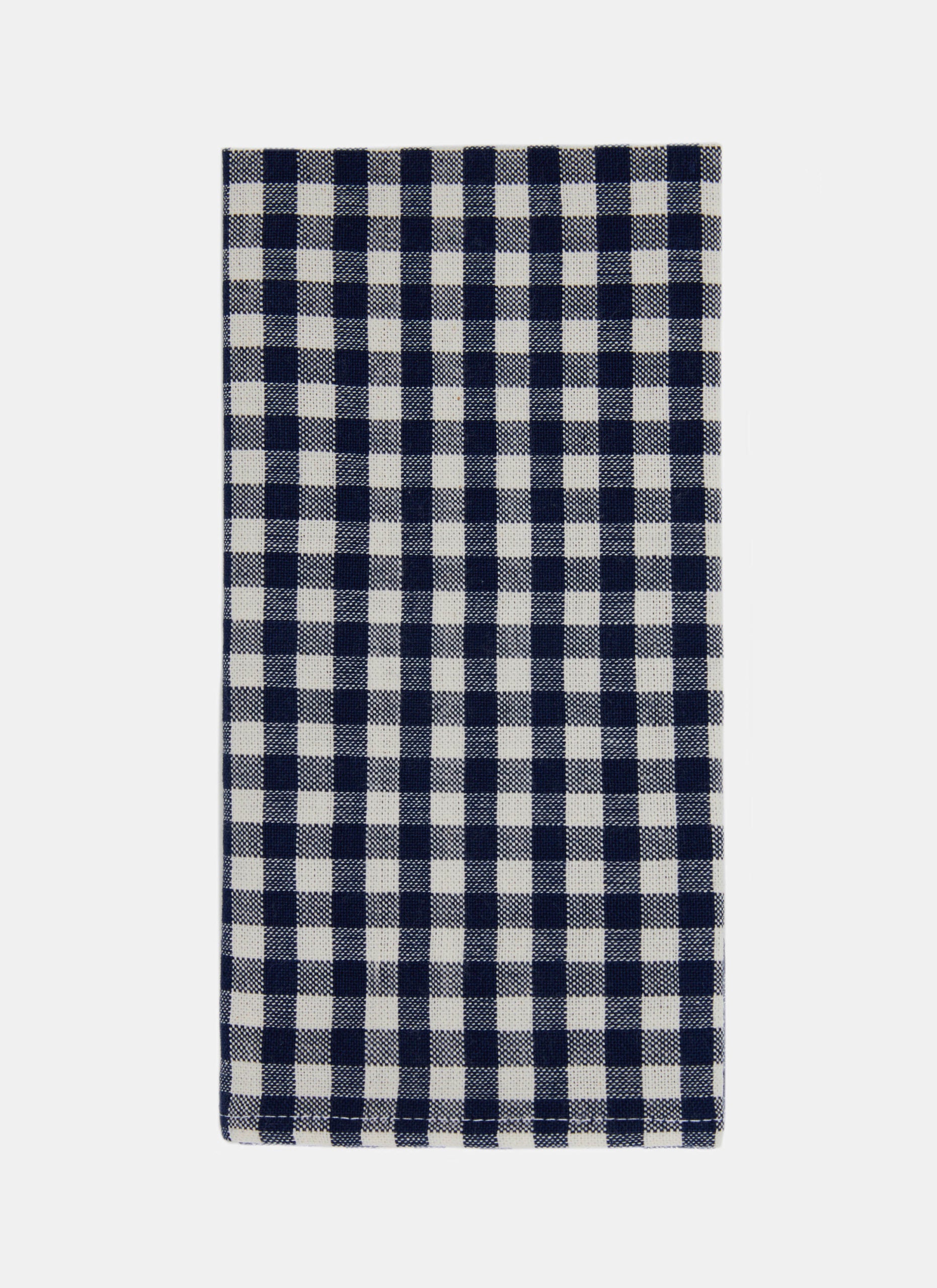 Heather Taylor Home Mini Gingham - Indigo Napkins