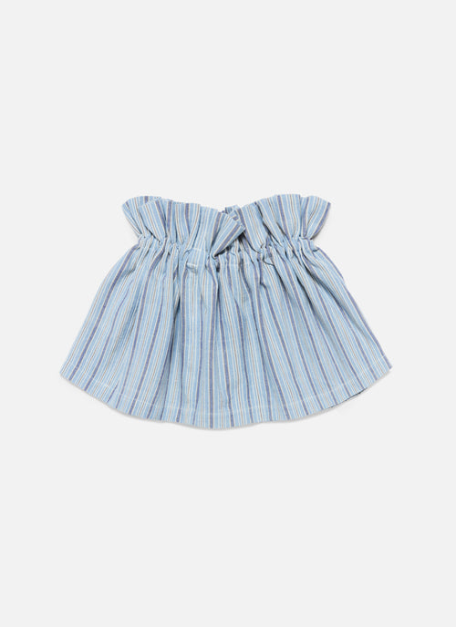 FREDDIE STRIPE - Blue Lampshade Cover