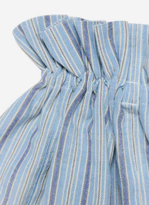 FREDDIE STRIPE - Blue Lampshade Cover