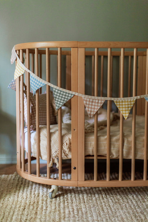 MINI GINGHAM - Pastel Flag Garland