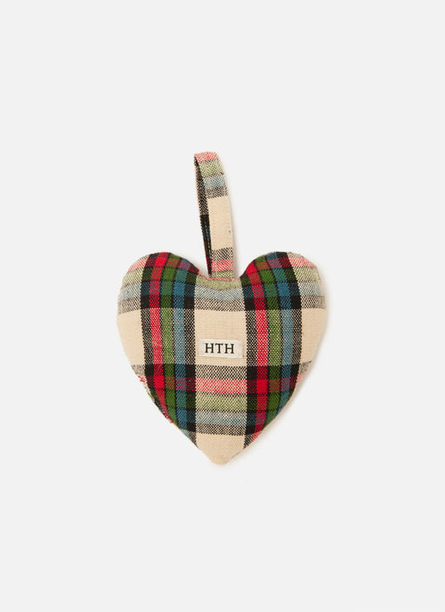 IDYLLWILD PLAID - Multi Heart Ornament