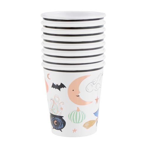 Ornate Halloween Cups (x8)