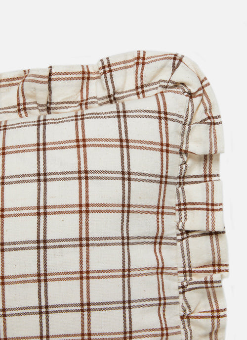 MAYFAIR PLAID - Nutmeg Petite Pillow