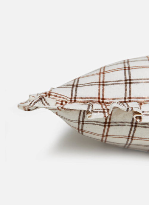 MAYFAIR PLAID - Nutmeg Pillow