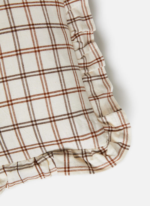 MAYFAIR PLAID - Nutmeg Pillow