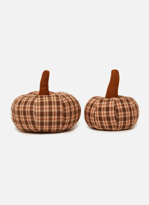 HUDSON PLAID - Sienna Pumpkin Set