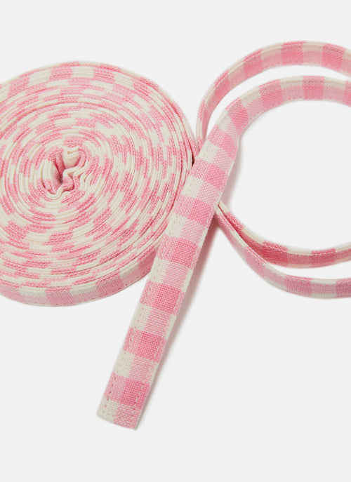 MINI GINGHAM - Peony Ribbon
