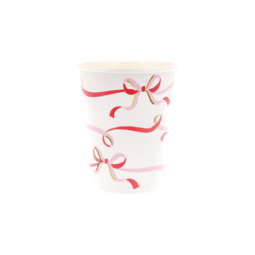 Ribbon Bow Cups (x8)