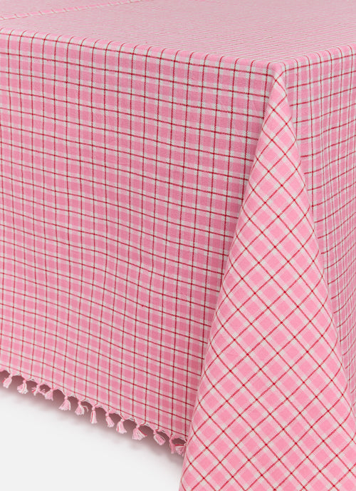 ROSIE PLAID - Pink Tablecloth