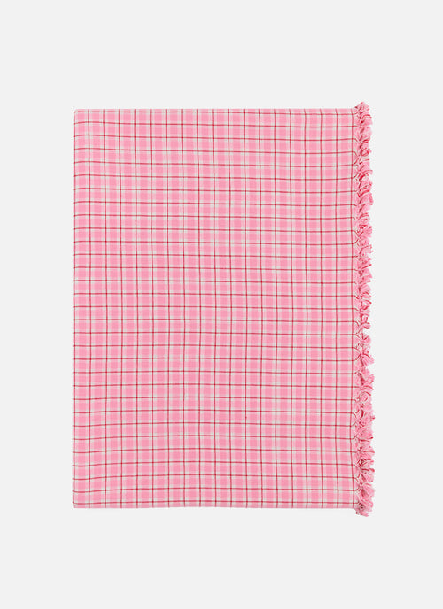ROSIE PLAID - Pink Tablecloth