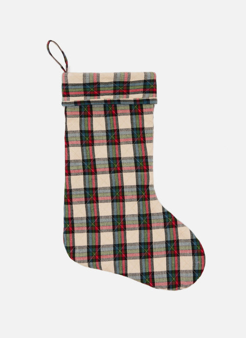 IDYLLWILD PLAID - Quilted Multi Stocking