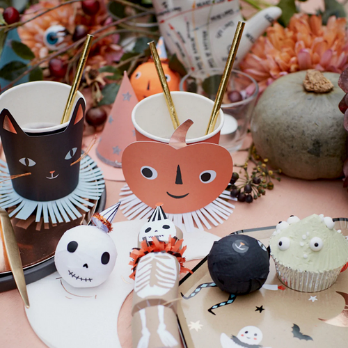 Vintage Halloween Surprise Balls (x4)