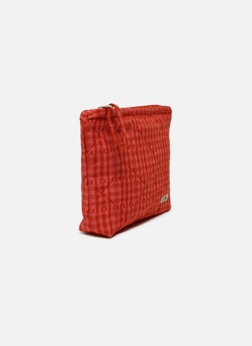 SOHO - Guava Quilted Pouch Small