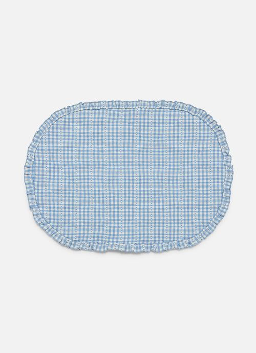 SOHO - Light Blue Oval Placemat