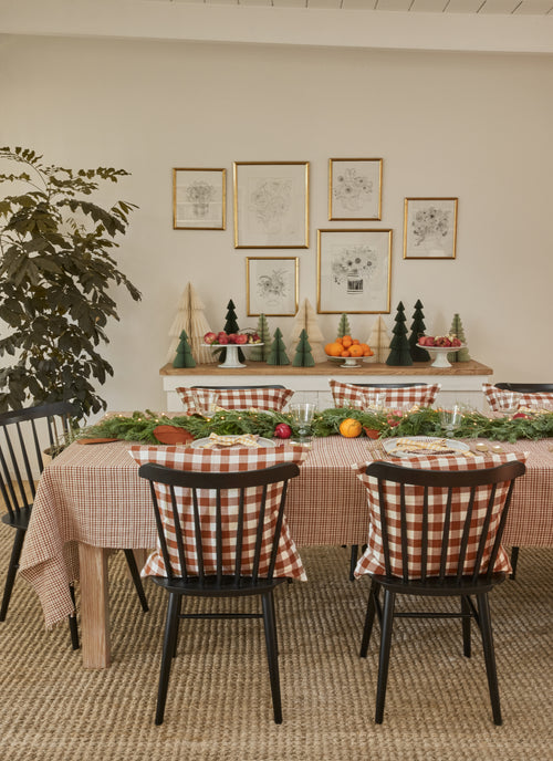 GINGHAM - Nutmeg Pillow