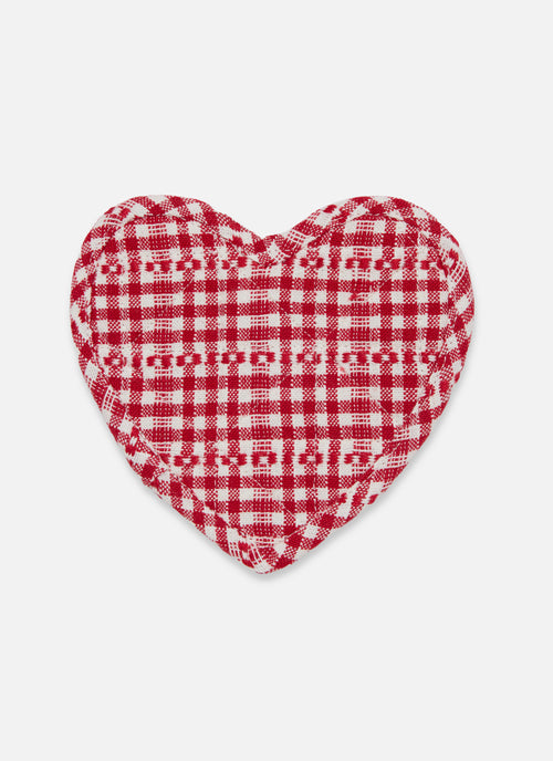 SOHO - Red Quilted Heart Coasters