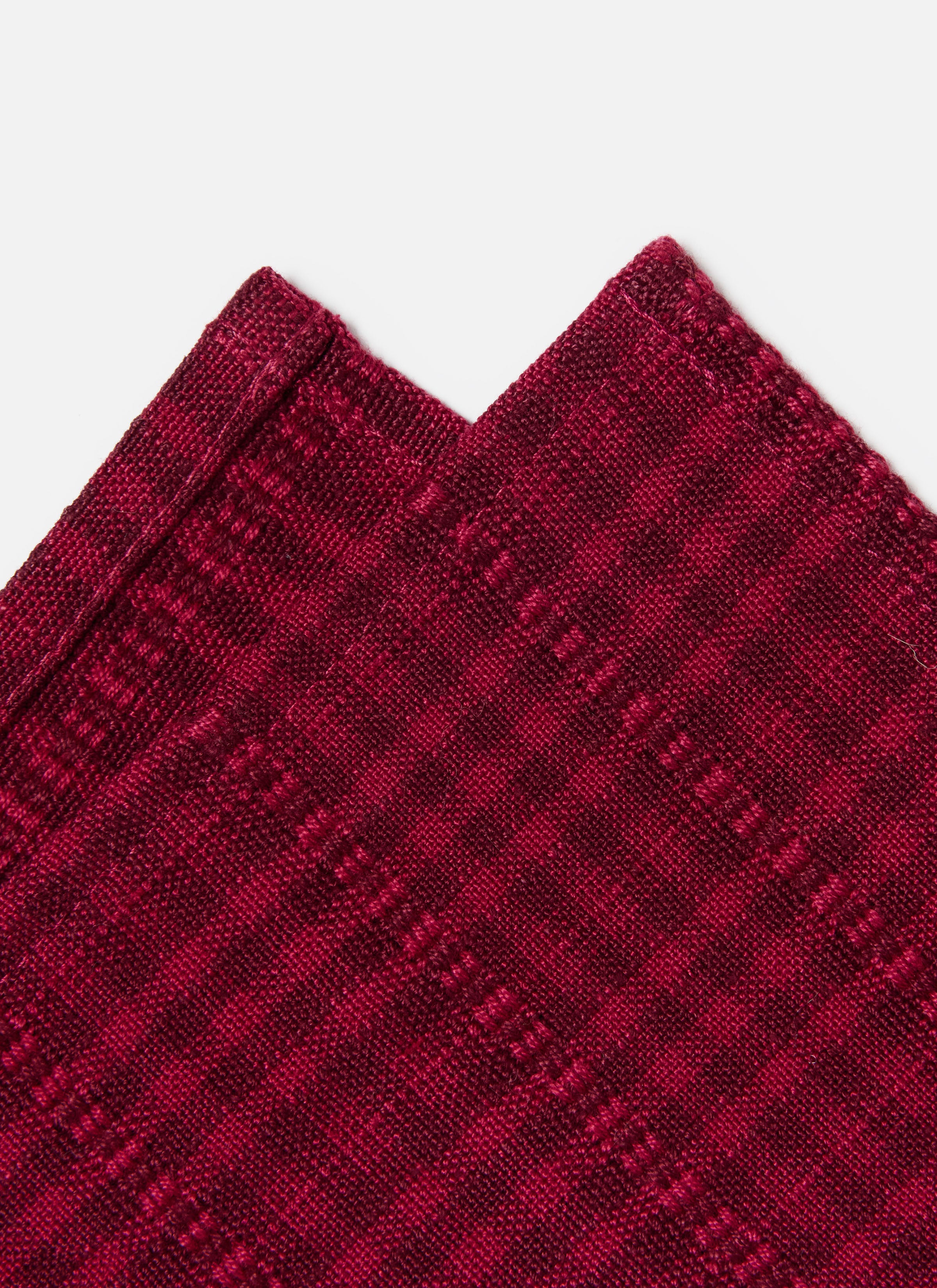 Soho Two Toned Bordeaux Napkins - Thumbnail 2