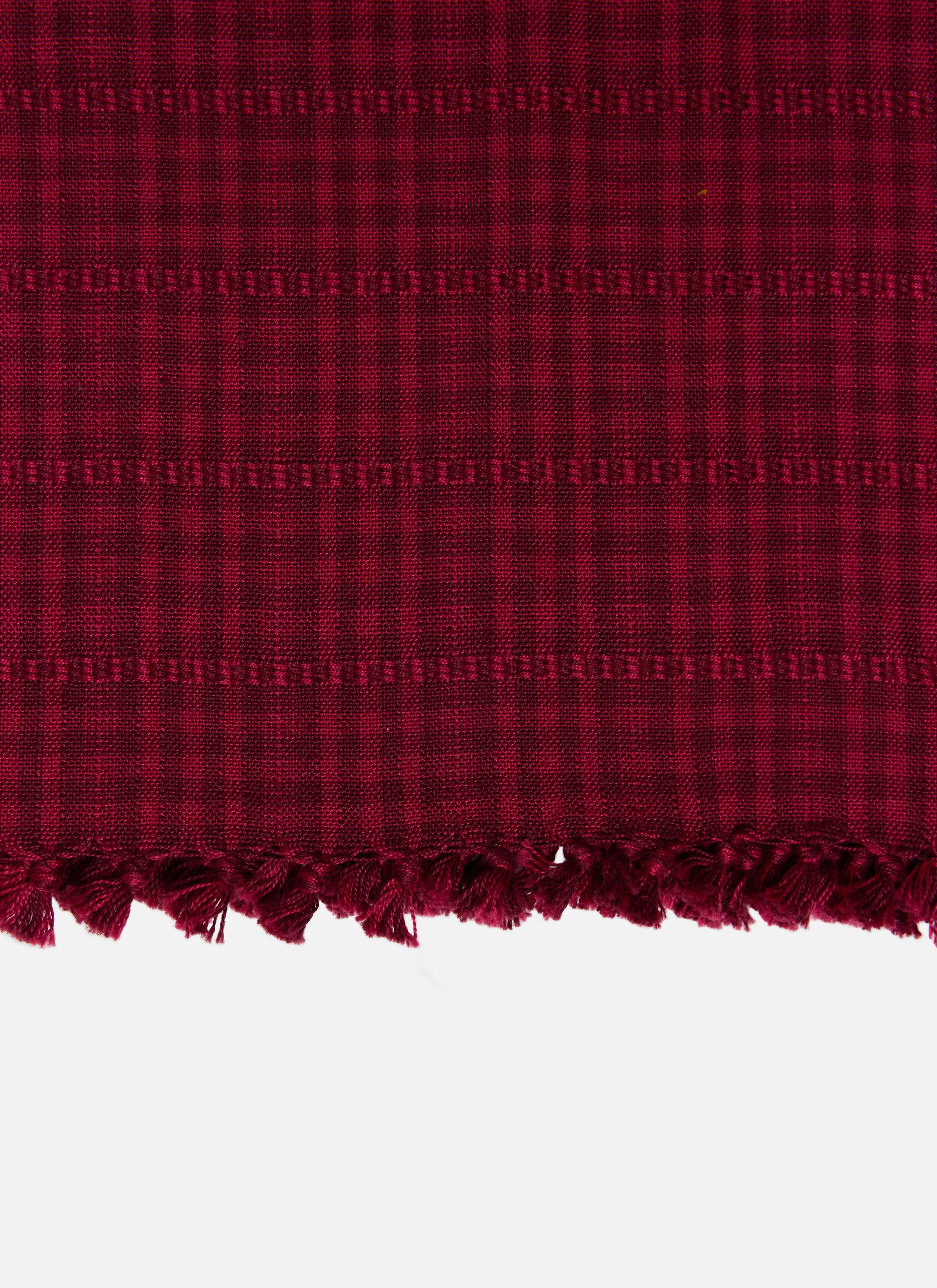 SOHO Two Toned Bordeaux Tea Towel - Thumbnail 2