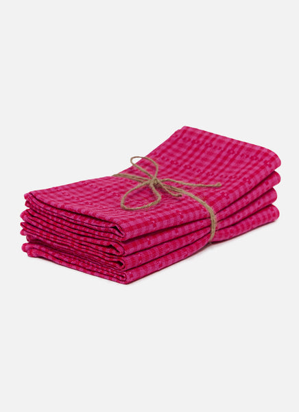 SOHO - Two Toned Fuchsia Napkins – Heather Taylor Home